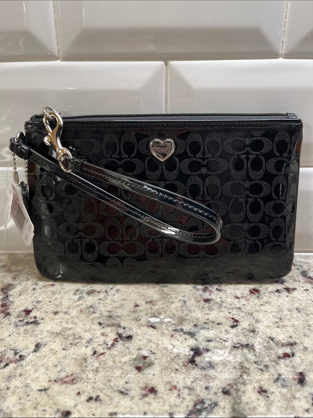 Coach Liquid Gloss Clutch Wristlet NWT